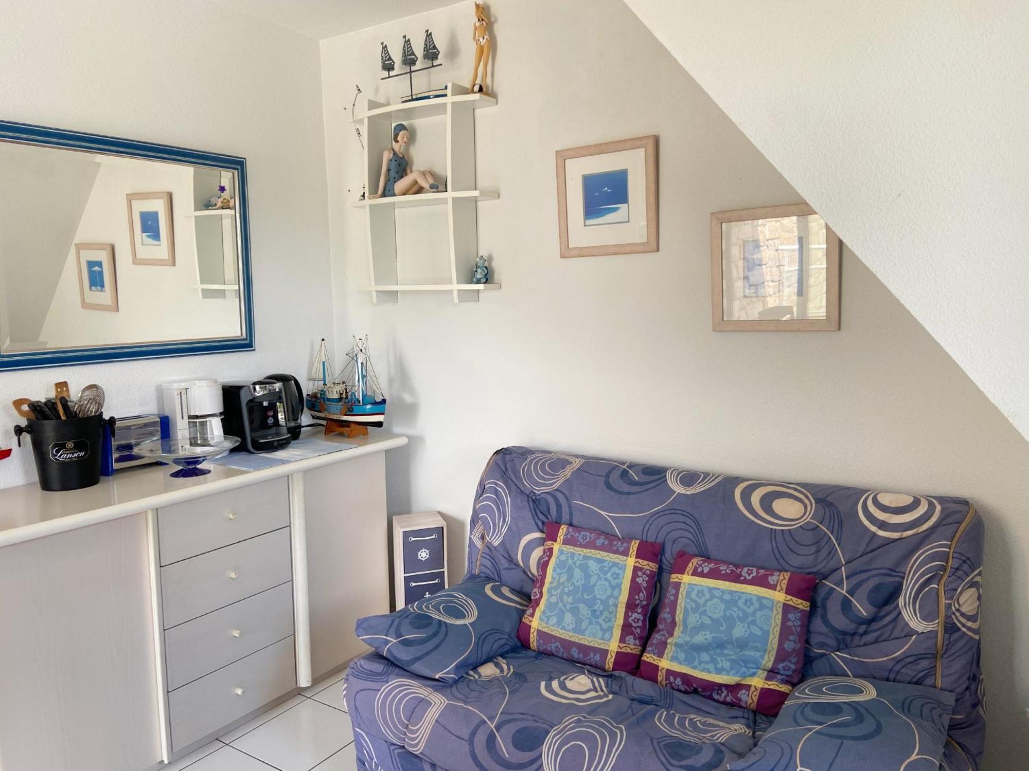 Gaelle - Studio Balcon, Proche Ty Bihan - Ud68 Carnac Værelse billede